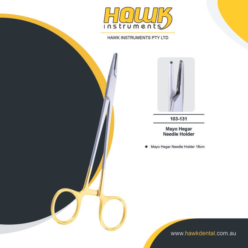 Hawk Dental Mayo Hegar Dental Needle Holder Sydney
