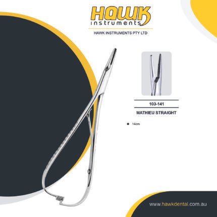 Hawk Dental Mathieu Ligature Plier for precise orthodontic ligature placement and tightening in Australia