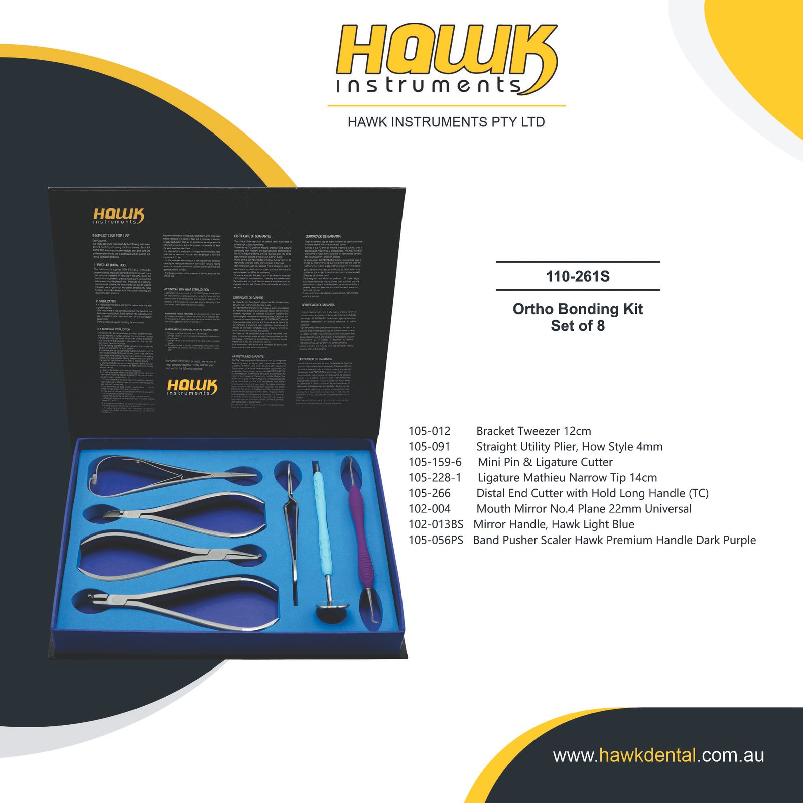 110-261S Ortho Bonding Kit Set of 8 - Image 1